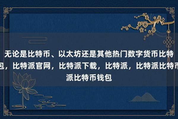 无论是比特币、以太坊还是其他热门数字货币比特派钱包，比特派官网，比特派下载，比特派，比特派比特币钱包