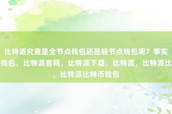 比特派究竟是全节点钱包还是轻节点钱包呢？事实上比特派钱包，比特派官网，比特派下载，比特派，比特派比特币钱包