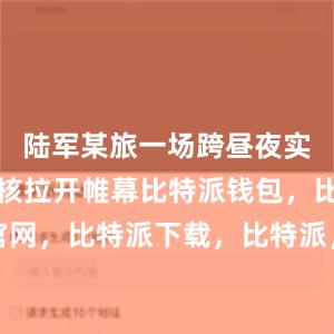 陆军某旅一场跨昼夜实弹射击考核拉开帷幕比特派钱包，比特派官网，比特派下载，比特派，比特派比特币钱包