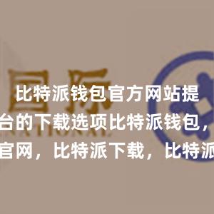 比特派钱包官方网站提供了多平台的下载选项比特派钱包，比特派官网，比特派下载，比特派，比特派比特币钱包